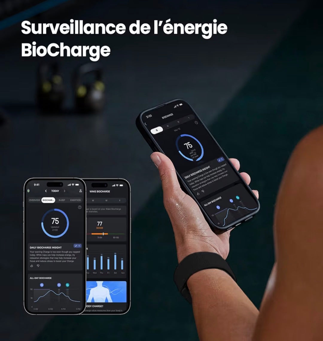 Bracelet Connecté Axefit Helio – Suivi Santé & Performance 24/7, Jusqu’à 10 Jours d’Autonomie