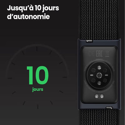 Bracelet Connecté Axefit Helio – Suivi Santé & Performance 24/7, Jusqu’à 10 Jours d’Autonomie