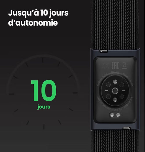Bracelet Connecté Axefit Helio – Suivi Santé & Performance 24/7, Jusqu’à 10 Jours d’Autonomie